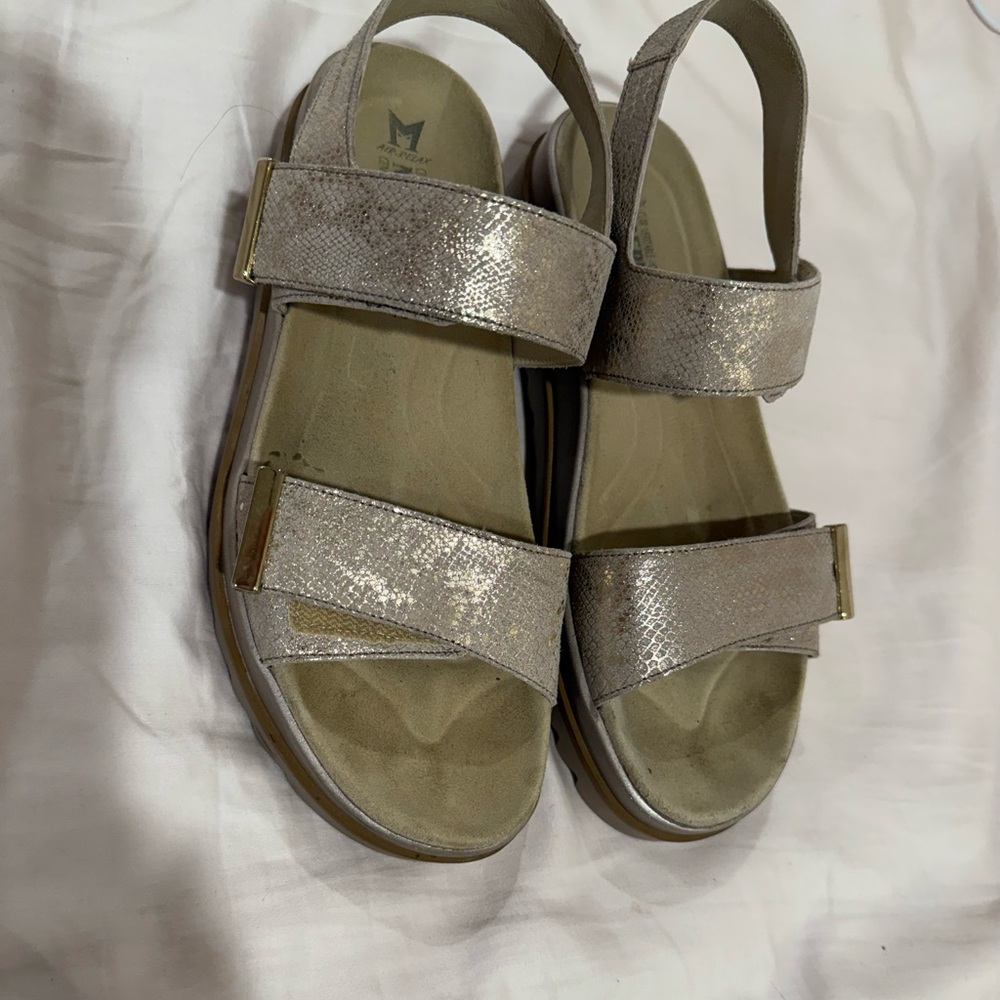 Mephisto Gold Sandals